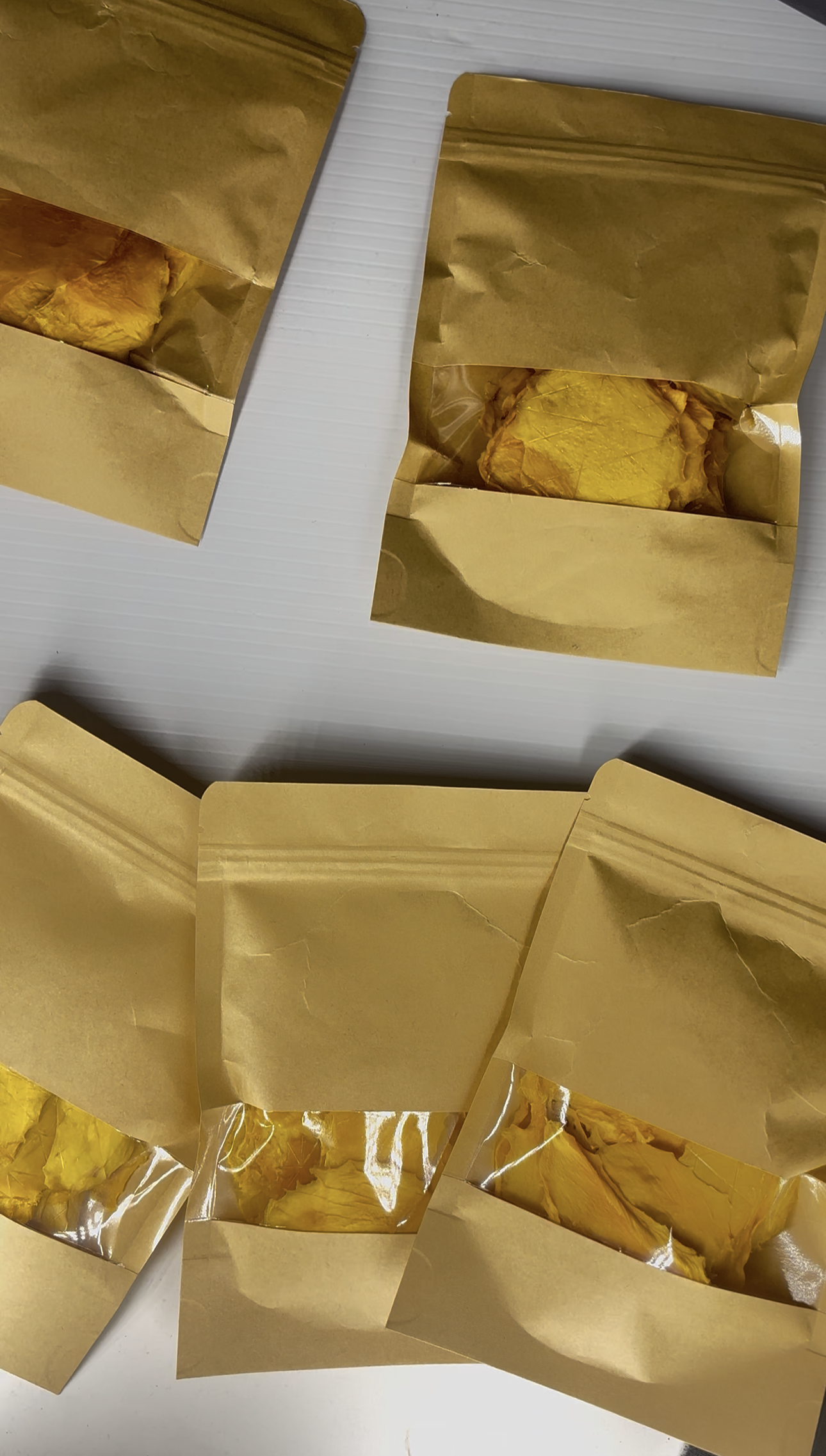 Dehydrated mangos